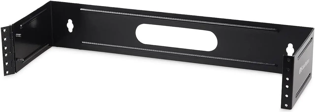Main image of Cable Matters 2U Hinged 19" Wall Mount Panel Bracket, 55.1 Lbs Max Load, 2U Rack, 19 Inch Rack, 19-Inch Wall Mount Bracket/WallMount Patch Panel