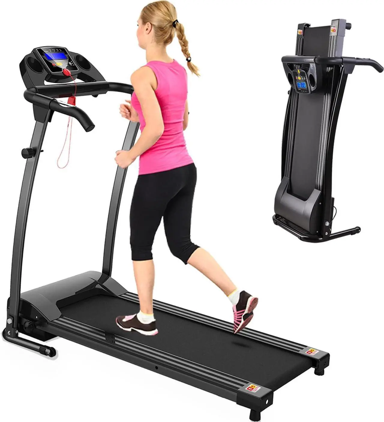 Main image of FYC Foldable Treadmills for Home, Compact Treadmill for Small Spaces, Electric Folding Lightweight Running Machine Fitness Walking Jogging Exercise for Home Office Apartment