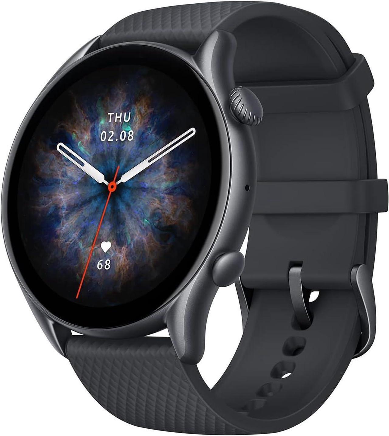 Main image of Amazfit GTR 3 Pro Smart Watch for Men,12-Day Battery Life, Alexa Built-in, Bluetooth Call & Text, GPS & 150 Sports Modes, 1.45AMOLED Display, Fitness Watch with SpO2 Heart Rate Tracker, Black