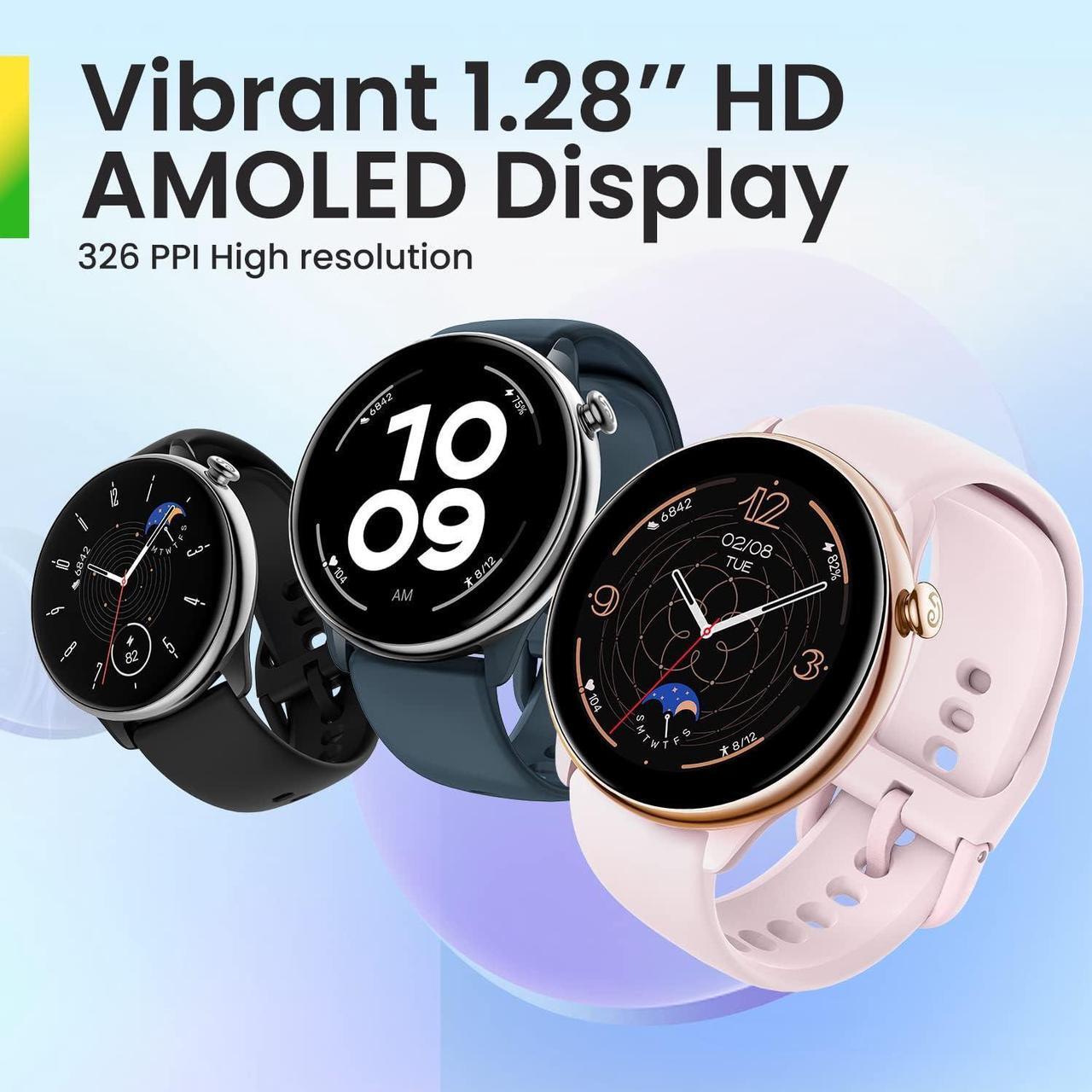 Alt view image 7 of 7 - Amazfit GTR Mini Smart Watch for Men,14-Day Battery Life, Sports Watch with GPS, 5 Satellite Positioning Systems, Fitness Health Tracker with Heart Rate, SPO Monitoring,5 ATM Water Resistance, Black
