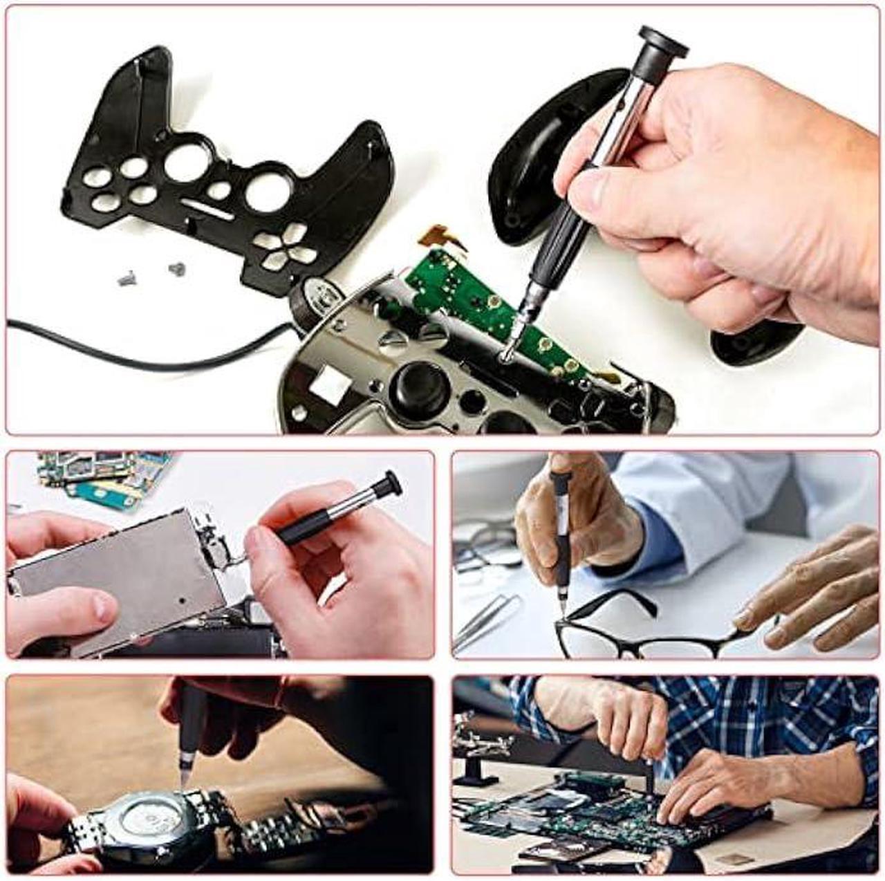 Alt view image 4 of 6 - SHARDEN Precision Screwdriver Set 56 in 1 Magnetic Driver Kit Professional Electronics Repair Tool Kit with Portable Bag for iPhone, Smartphone, iPad, PC, Computer, Laptop, Tablet, Game Console, Watch