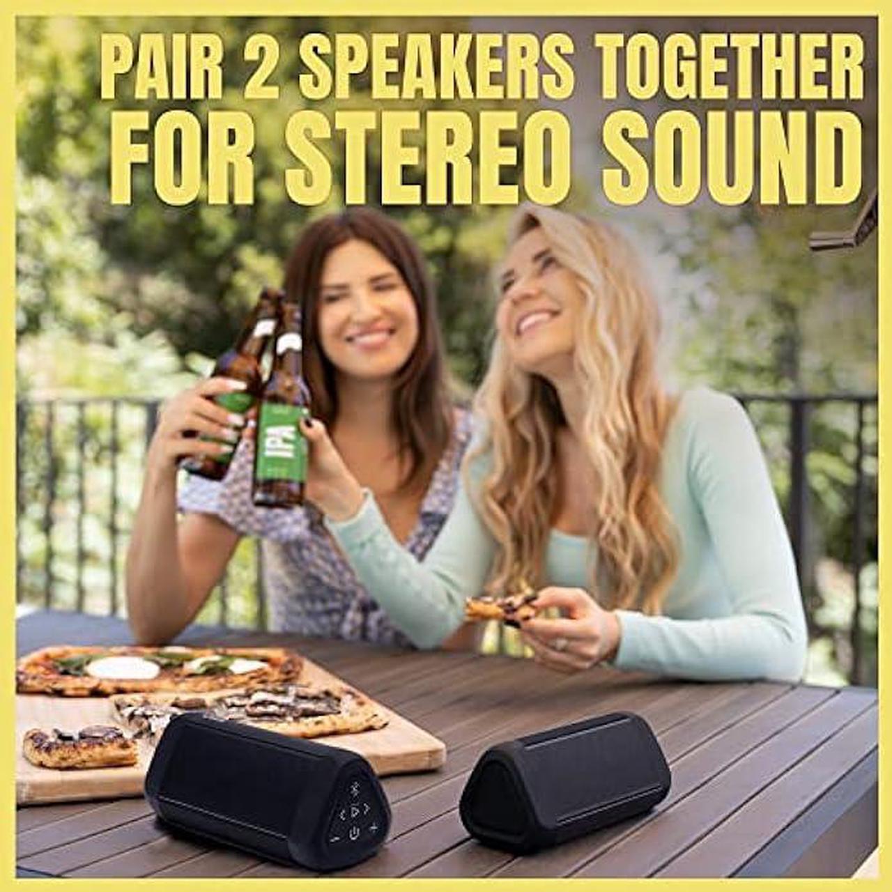 Alt view image 4 of 6 - OontZ Ultra Bluetooth Speaker, Portable Wireless Bluetooth 5.0 Speaker, 14 Watts, up to 100 ft Bluetooth Range, IPX7 Waterproof Portable Bluetooth Speaker (Black)