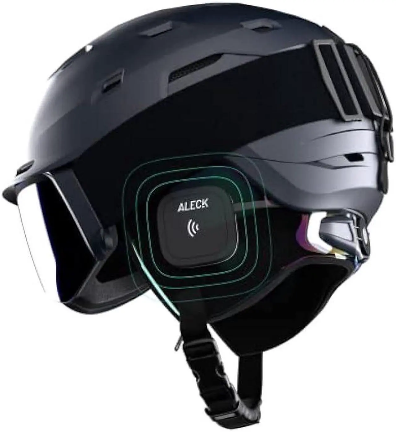 Alt view image 6 of 6 - ALECK 006 - Universal Bluetooth Wireless Hi-Fi Audio and Communication Speakers for Ski and Snowboard Helmets