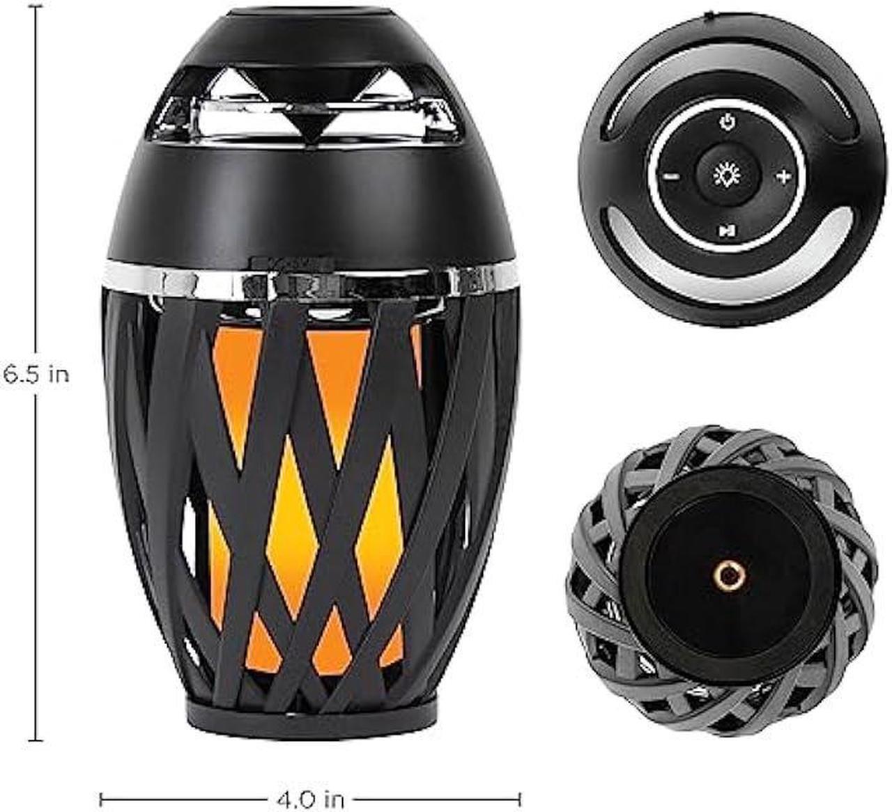 Alt view image 3 of 5 - Limitless Innovations TikiTunes Portable Bluetooth 5.0 Indoor/Outdoor Wireless Speaker, LED Torch Atmospheric Lighting Effect, 5-Watt Audio USB Speaker, 2000 mAh Battery for iPhone/iPad/Android