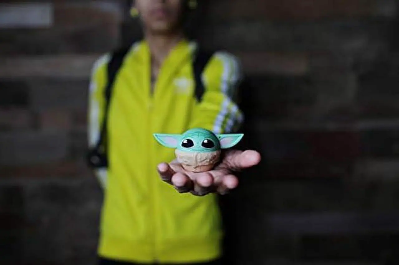 Alt view image 6 of 6 - Bitty Boomers Star Wars The Mandalorian: Grogu - Mini Bluetooth Speaker, Multicolored