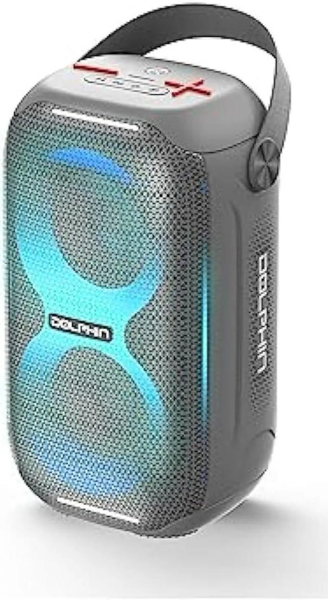 Main image of Dolphin Waterproof Bluetooth Speaker - Loud & Compact Size, IPX5, Long-Lasting Battery - Ideal for Beach, Pool, Shower, Camping, Outdoors (Gray)
