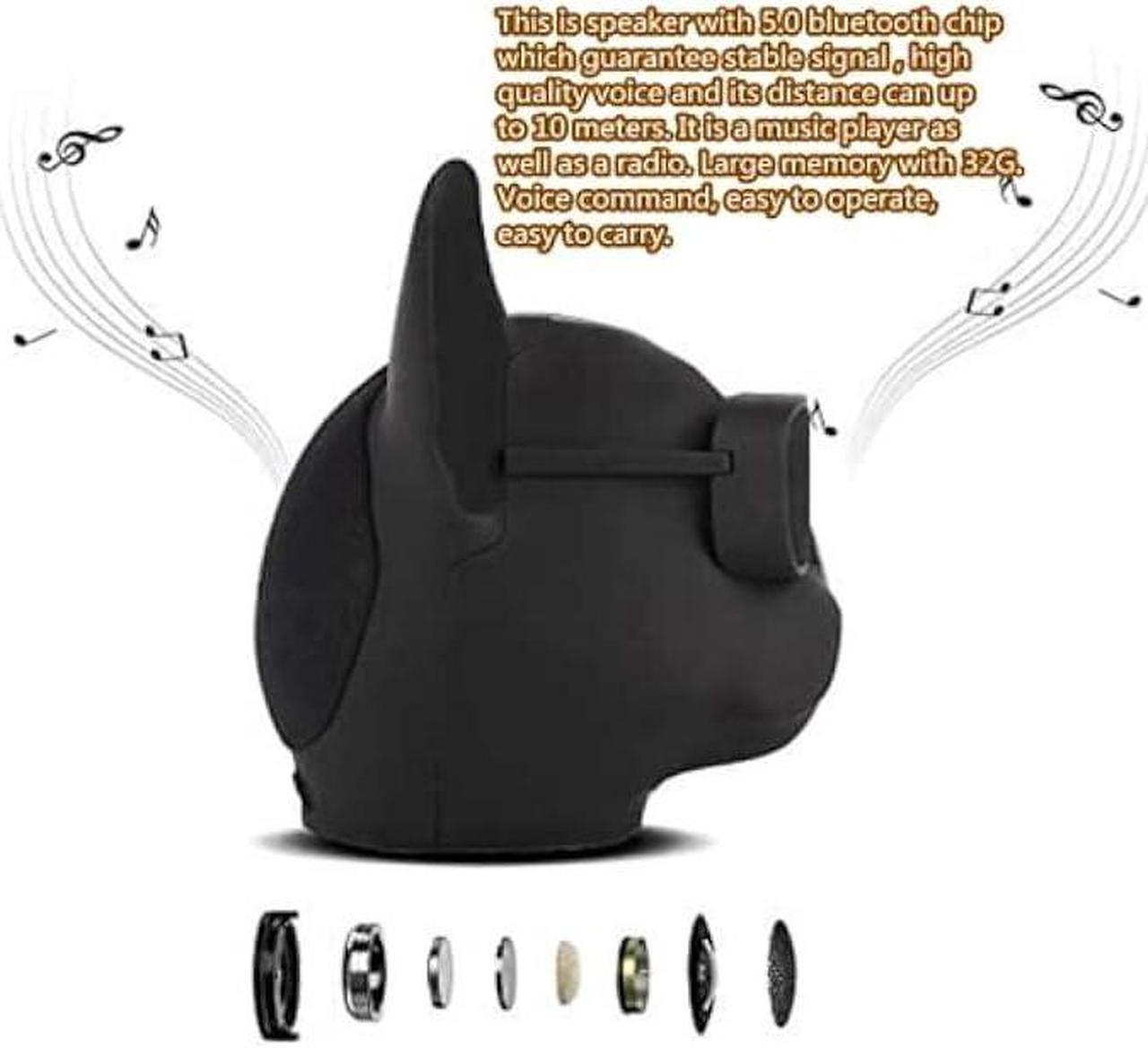 Alt view image 6 of 6 - PUSOKEI Wireless French Bulldog Speaker,Bluetooth Dog Head Speaker,Mini Outdoor Portable Speaker,Stereo Super Bass,Personalized Cool Speaker for Home Party Cafe Bar