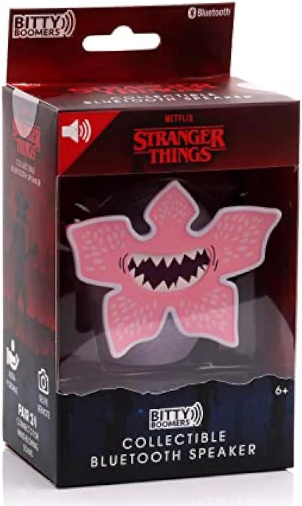 Alt view image 3 of 6 - Bitty Boomers Netflix: Stranger Things - Damaged Demogorgon - Mini Bluetooth Speaker