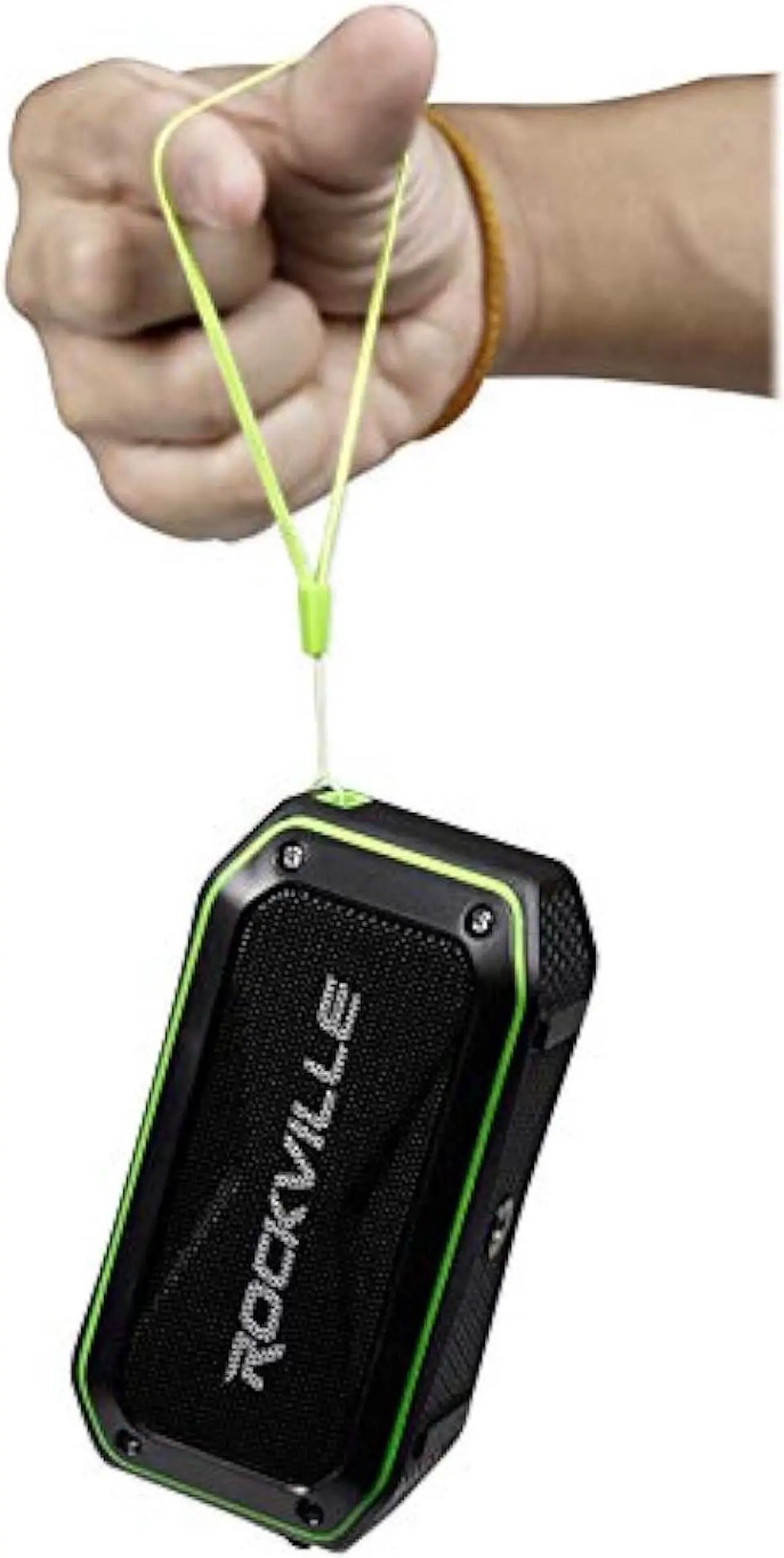 Alt view image 5 of 5 - (2) Rockville ROCK ANYWHERE WaterProof Portable Bluetooth Speakers+TWS Linking