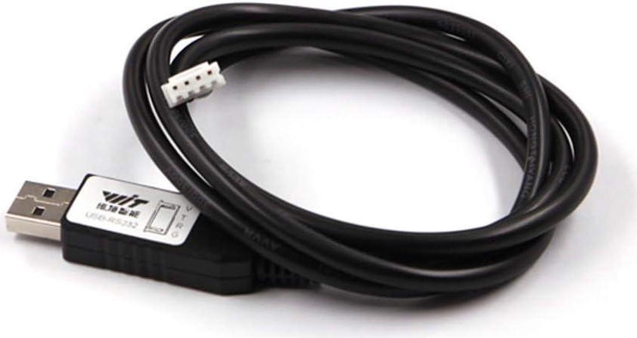 Main image of WITMOTION USB to RS232 UART Converter Cable with CH340 Chip, Terminated by 4 Way Female Socket Header, Serial Adapter (1m/3.28ft, Black), Windows 10,8,7, Linux MAC OS