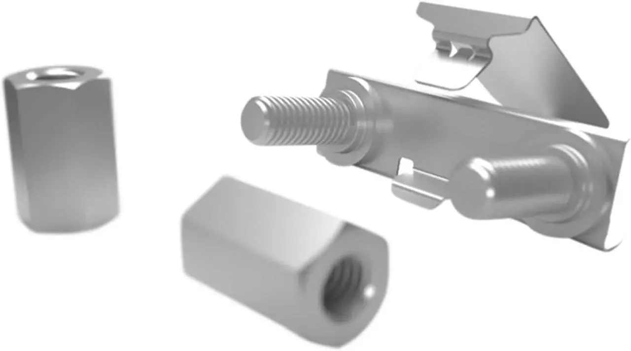 Alt view image 3 of 7 - PATCHBOX/dev/Mount - Cage Nut Alternative - Toolless Installation Device Mount Screws for Patch Panel, Computer Cabinet, Server, Network Racks - Compatible with 19 Rails, Supports 15kg - Pack of 50