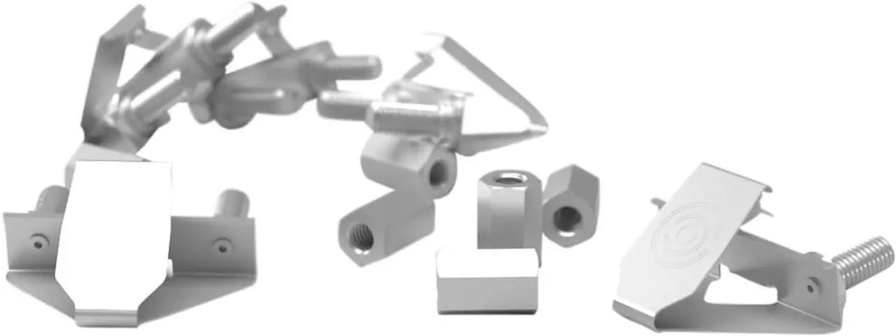Alt view image 4 of 7 - PATCHBOX/dev/Mount - Cage Nut Alternative - Toolless Installation Device Mount Screws for Patch Panel, Computer Cabinet, Server, Network Racks - Compatible with 19 Rails, Supports 15kg - Pack of 50