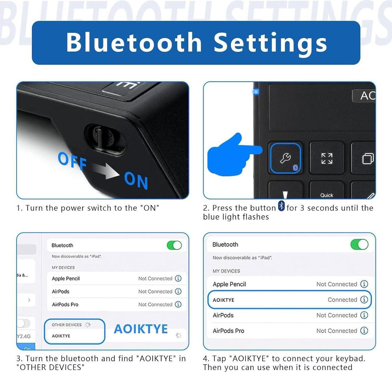 Alt view image 5 of 7 - Keyboard for Procreate, Procreate Accessories for iPad/Tablet/Laptop/Smartphone,etc, Procreate Keyboard-5.8 x 3.8 in (2nd Generation Black)