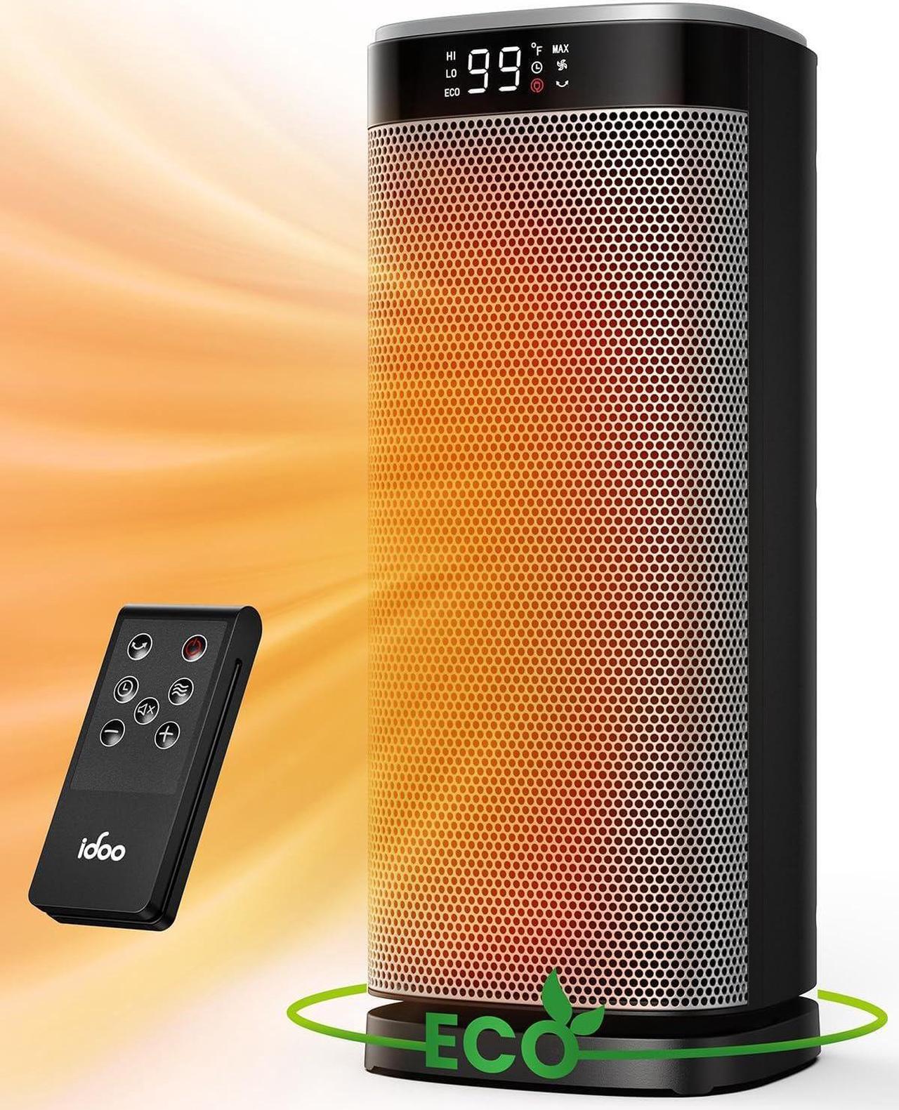 Main image of iDOO Space Heaters for Indoor Use, Portable Heater for Office, Small Bedroom & large Room, Electric Tower Heating with Remote, Ceramic Fast Heat - Calentones Eléctricos para Cuarto - christmas gifts