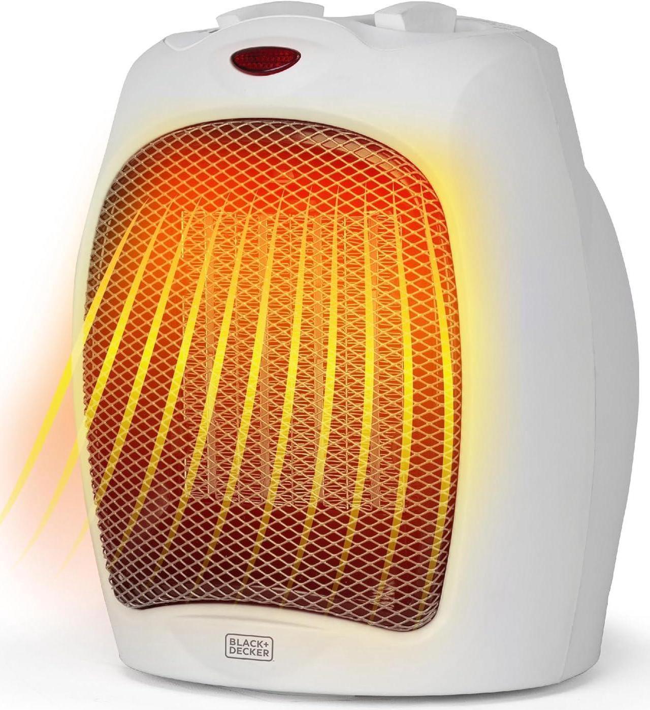 Main image of BLACK+DECKER Portable Space Heater, 1500W Small Space Heater with Overheat Protection for Indoor Use
