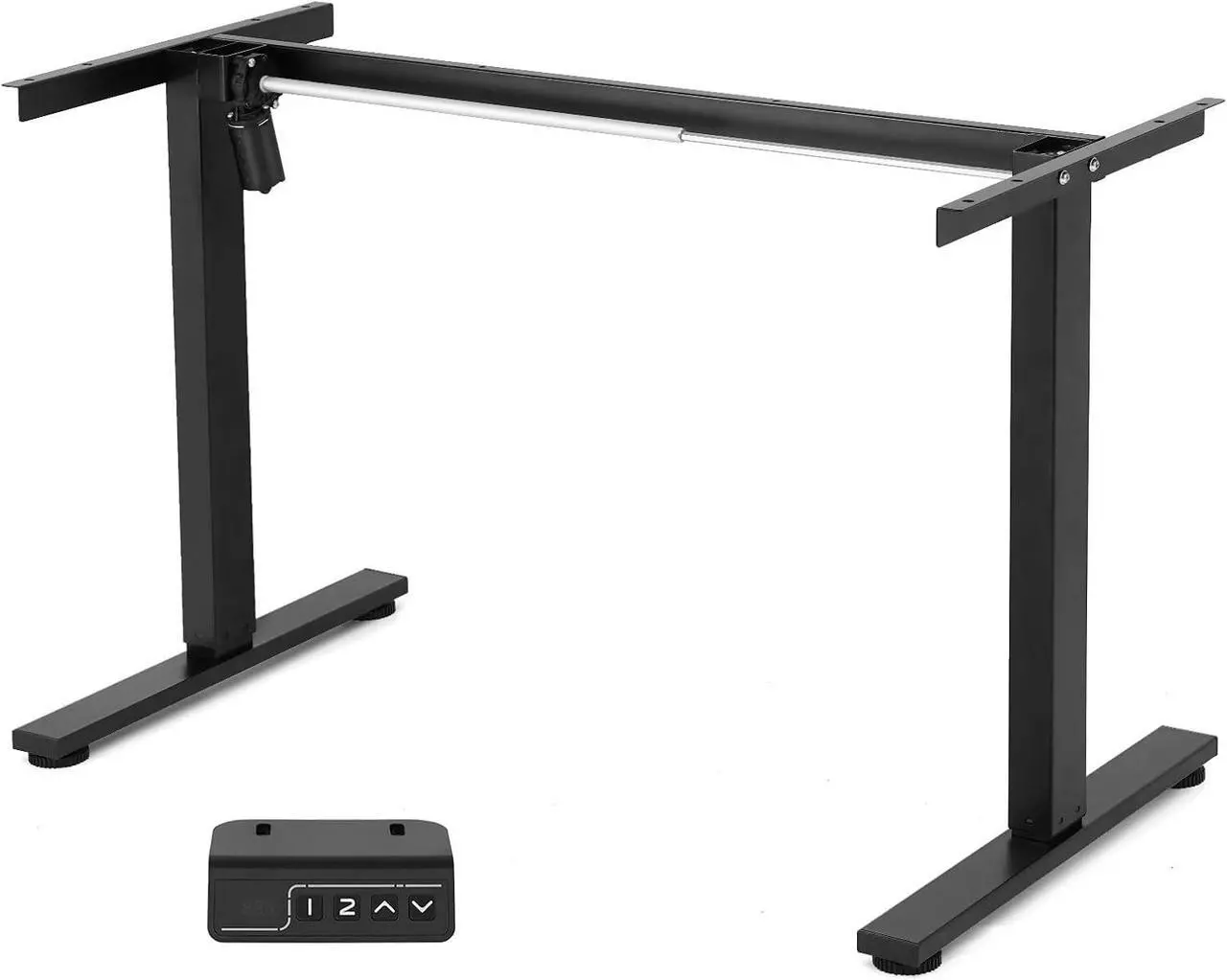 Main image of TOPSKY Single Motor 2-Stage Electric Adjustable Standing Computer Desk for Home and Office with 27.1"-44.8" Adjustable Height Range DF00.01 (Black Frame only)