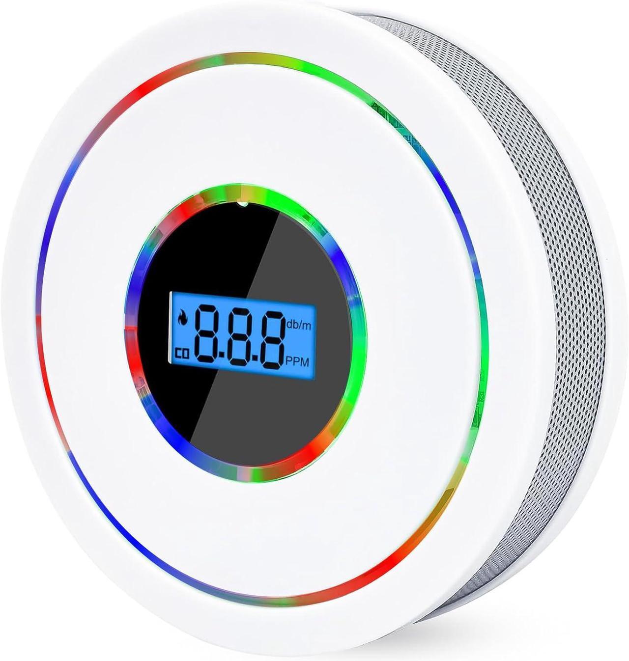 Main image of Combination Smoke and Carbon Monoxide Detector,Battery Operated Smoke Carbon Monoxide Alarm Detector Combo for House Kitchen Office Hotel Restaurant
