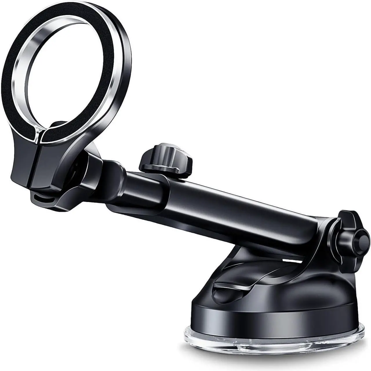 Main image of pop-tech for MagSafe Car Mount, [Aviation-Grade Aluminum] Universal Magnetic Phone Holder for Car Windshield Dashboard, Strong Magnet Cellphone Mount Fit for iPhone 16 Pro Max 15 14 13 12 Series