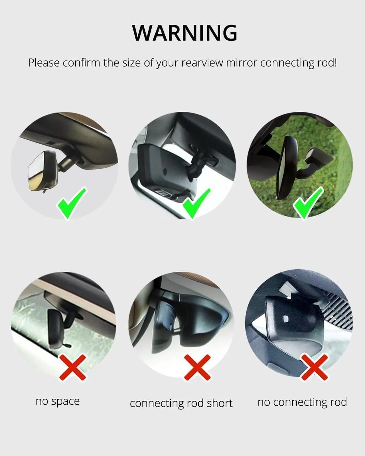 Alt view image 7 of 7 - Upgraded Phone Holder for Your Car, Rear View Mirror Phone Holder - Aluminum Alloy Mount Multi-Angle Adjustment Rotatable and Retractable Compatible with 4-7 Inch iPhone and Android Phones (Silver)
