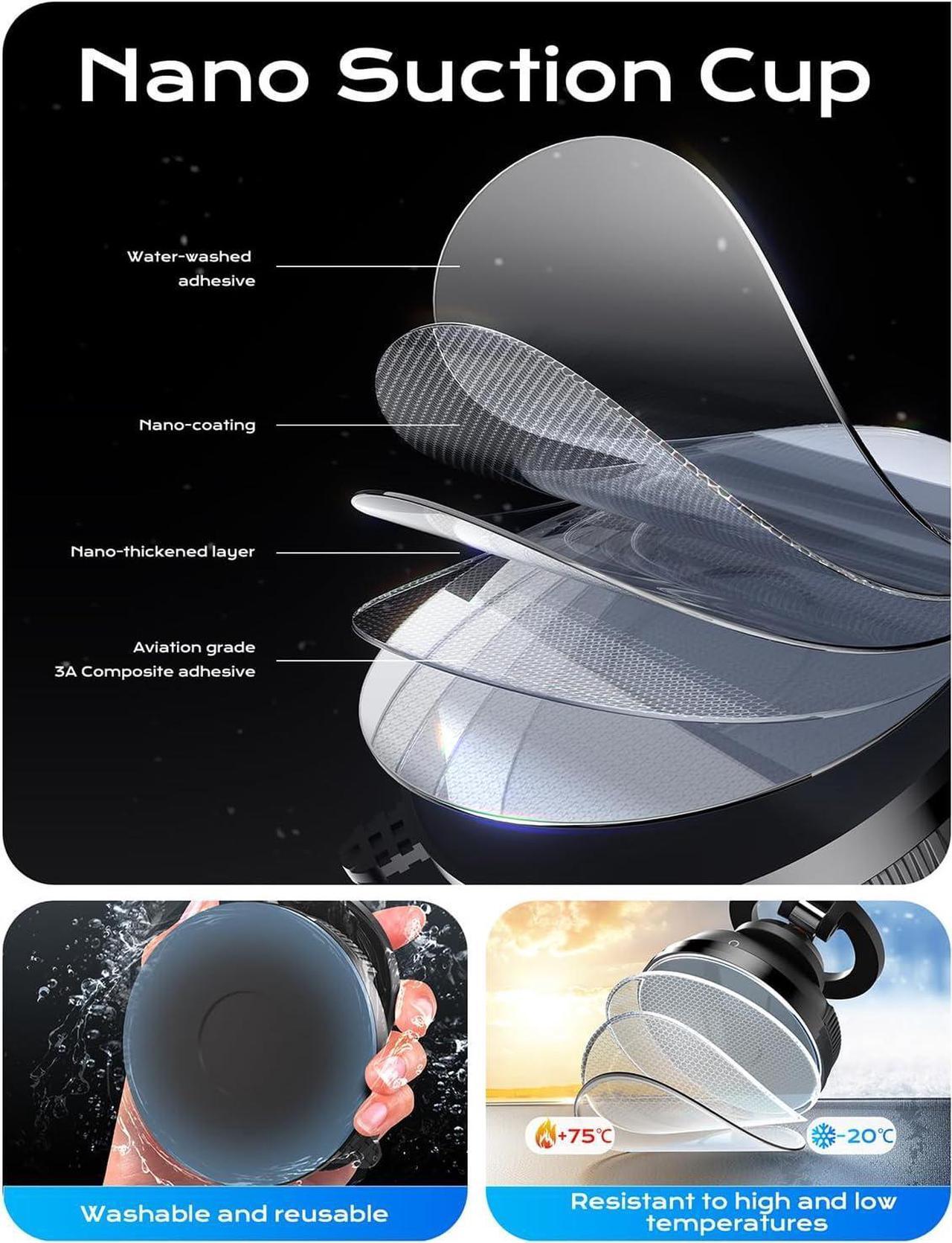 Alt view image 7 of 7 - Car Phone Holder for Magsafe,Ultra Magnetic and Strong Suction 360° Adjustable Car Phone Mount,Portable Magnetic Cell Phone Holders for Your Car for iPhone16/15/14/13/12 Series