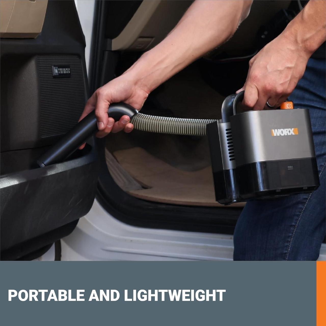 Alt view image 5 of 7 - WORX WX030L 20V Power Share Cordless Cube Vac Compact Vacuum, Black