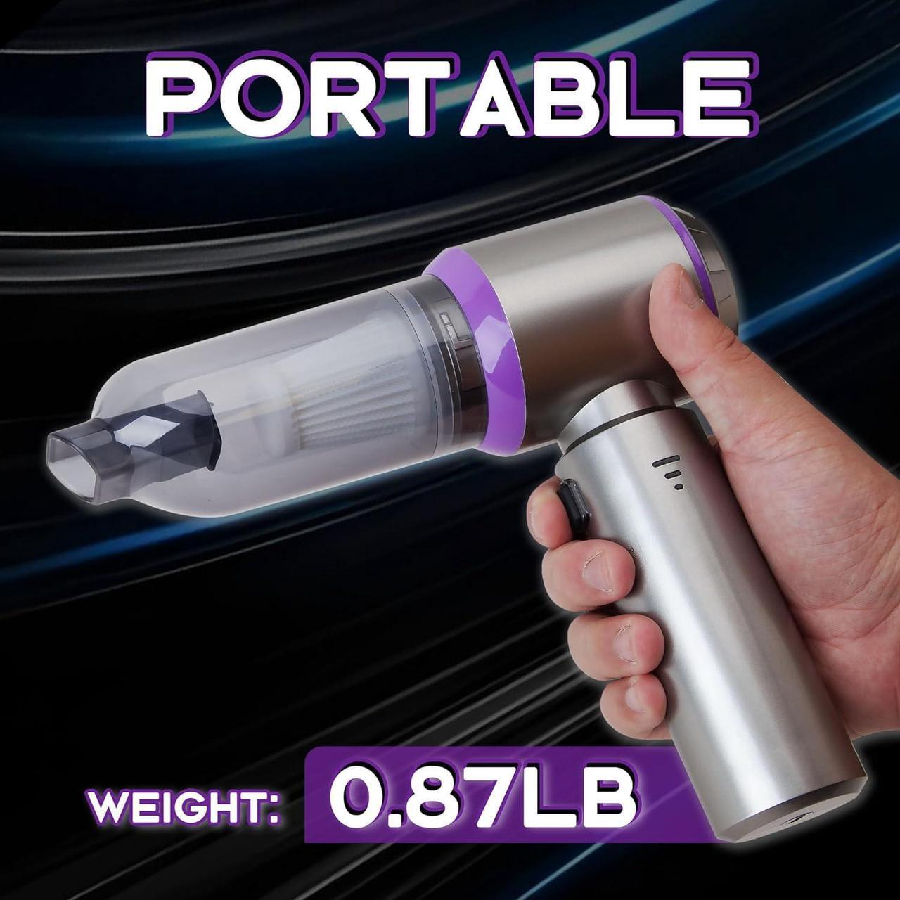 Alt view image 4 of 5 - CARTMAN Handheld Car Vacuum Cleaner Cordless with Brushless Motor, 18000Pa Vacuum Cleaner and Air Duster, High Power Handheld Car Vacuum Cleaner with Multi-Nozzles for Car, Home, Pet