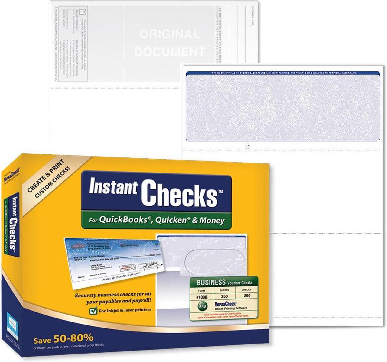 Main image of Instant Checks for QuickBooks & More  Form 1000 Business Checks