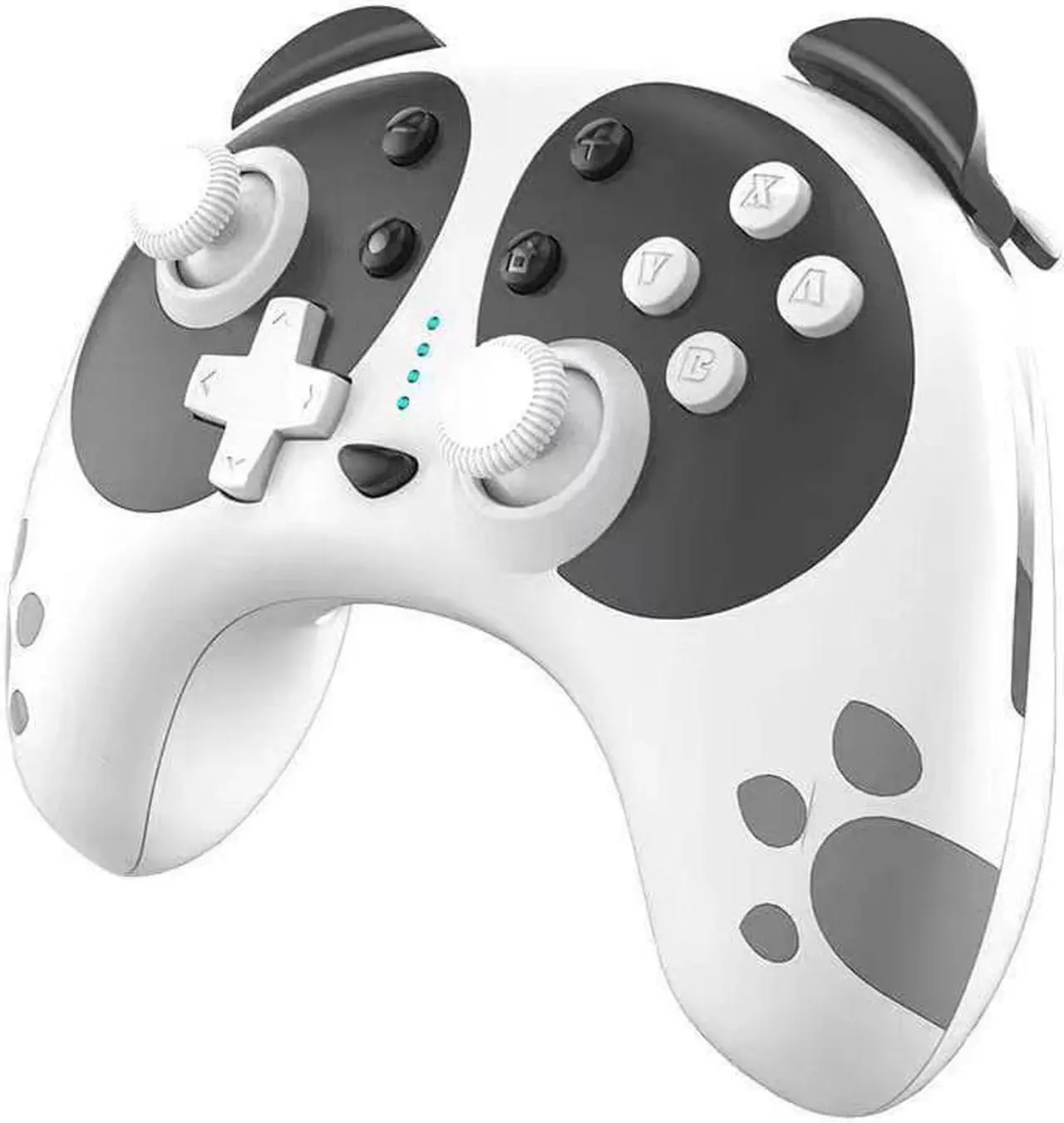 Alt view image 7 of 7 - Wireless Pro Controller for Nintendo Switch, STOGA Panda Switch Controller with NFC Wake-up Function, Compatible with Switch Lite/PC, Support Motion Control Turbo Vibration 2021 New