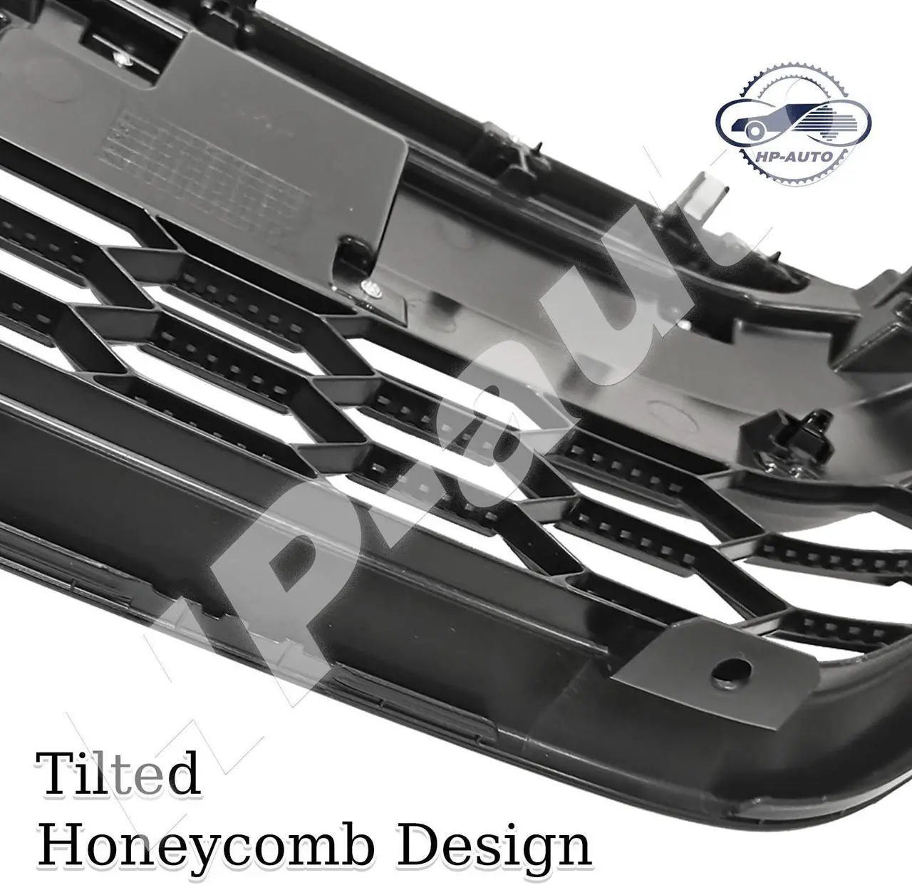 Alt view image 6 of 7 - For 2020-2022 Honda CR-V CRV Honeycomb Front Upper Grille Assembly 71121TLAA60