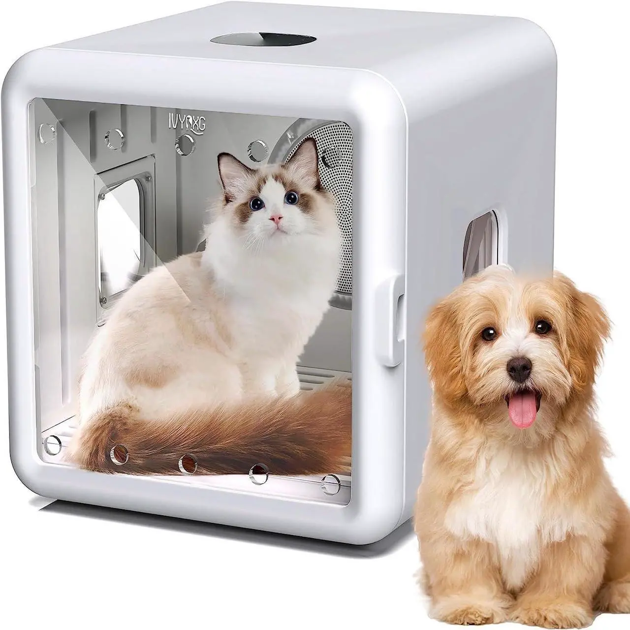 Main image of Automatic Pet Dryer Box for Cats and Small Dogs,(65L) Cat Dryer, Ultra Quiet Dog Hair Dryer with Smart Temperature Control and 360° Drying
