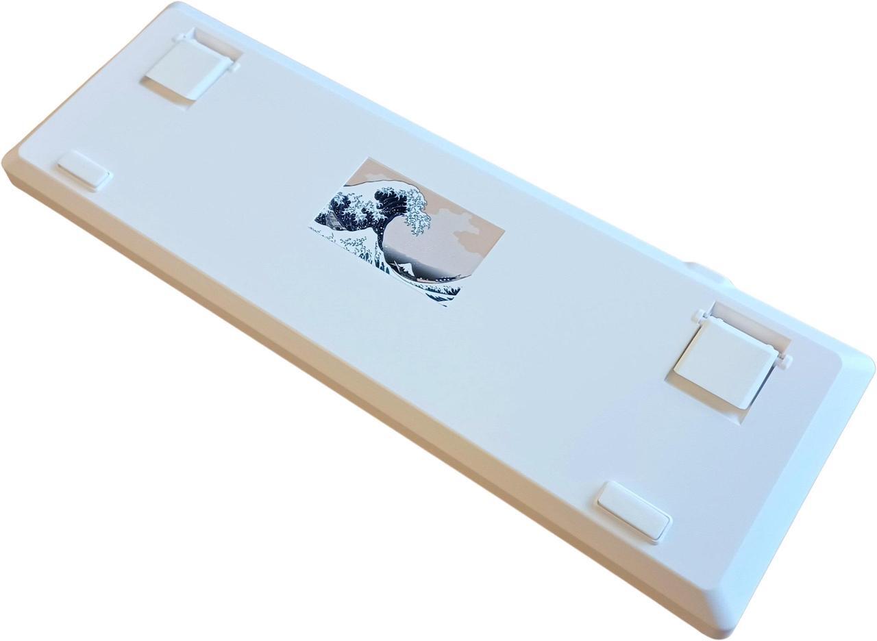 Alt view image 4 of 7 - KBParadise V65 Great Wave ,65% 68 Keys Mini Wired Mechanical Keyboard , NO Backlit, Hot Swappable , PBT Double Shot Keycap , Compatible with Windows , Kailh Box Thick Navy Switch