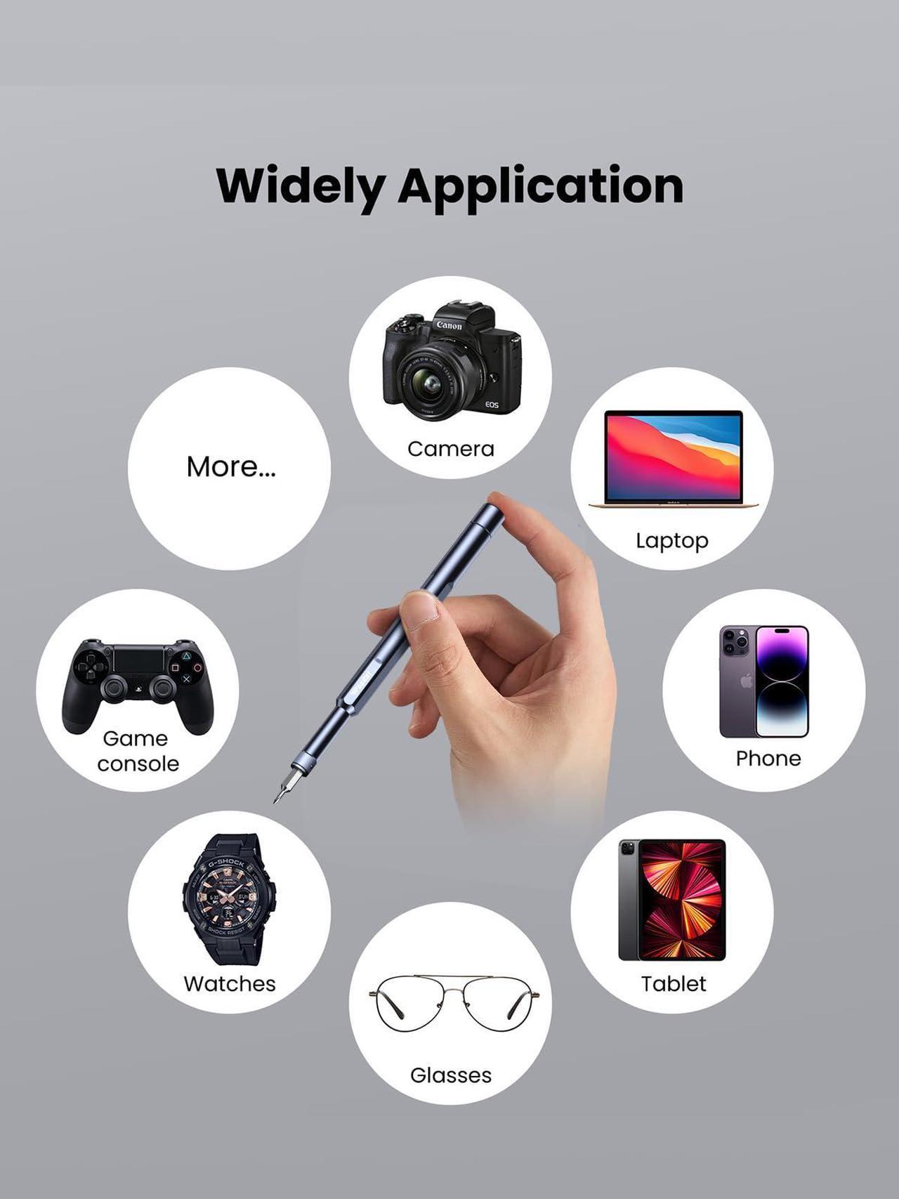 Alt view image 5 of 7 - Wesdut 49-in-1 Small Screwdriver Set, [Super Durable] Tiny Torx Screwdriver Fits All Ring Doorbell, Precision Magnetic Mini Repair Tool Kit for Watch, Laptop, Eyeglass, Camera, Men Gift Screw Driver