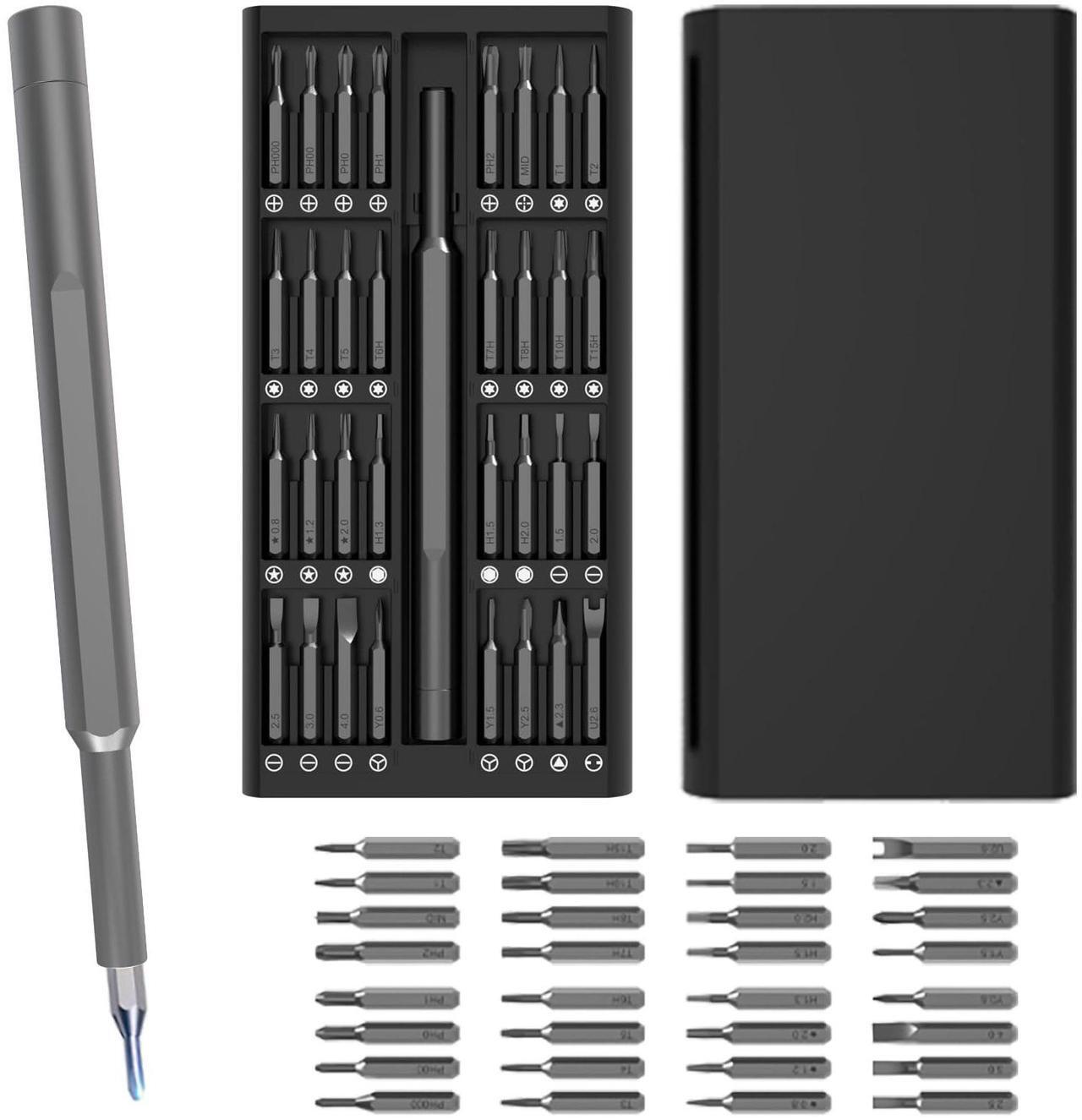 Alt view image 2 of 5 - Tanson Precision Screwdriver Set 33-In-1 Small Screwdriver Set,Mini Screwdriver Kit Magnetic Professional Electronic Repair Tool For Pc,Computer,Laptop,Iphone,Cell Phone,Macbook,Tablet,Watch,Glasses