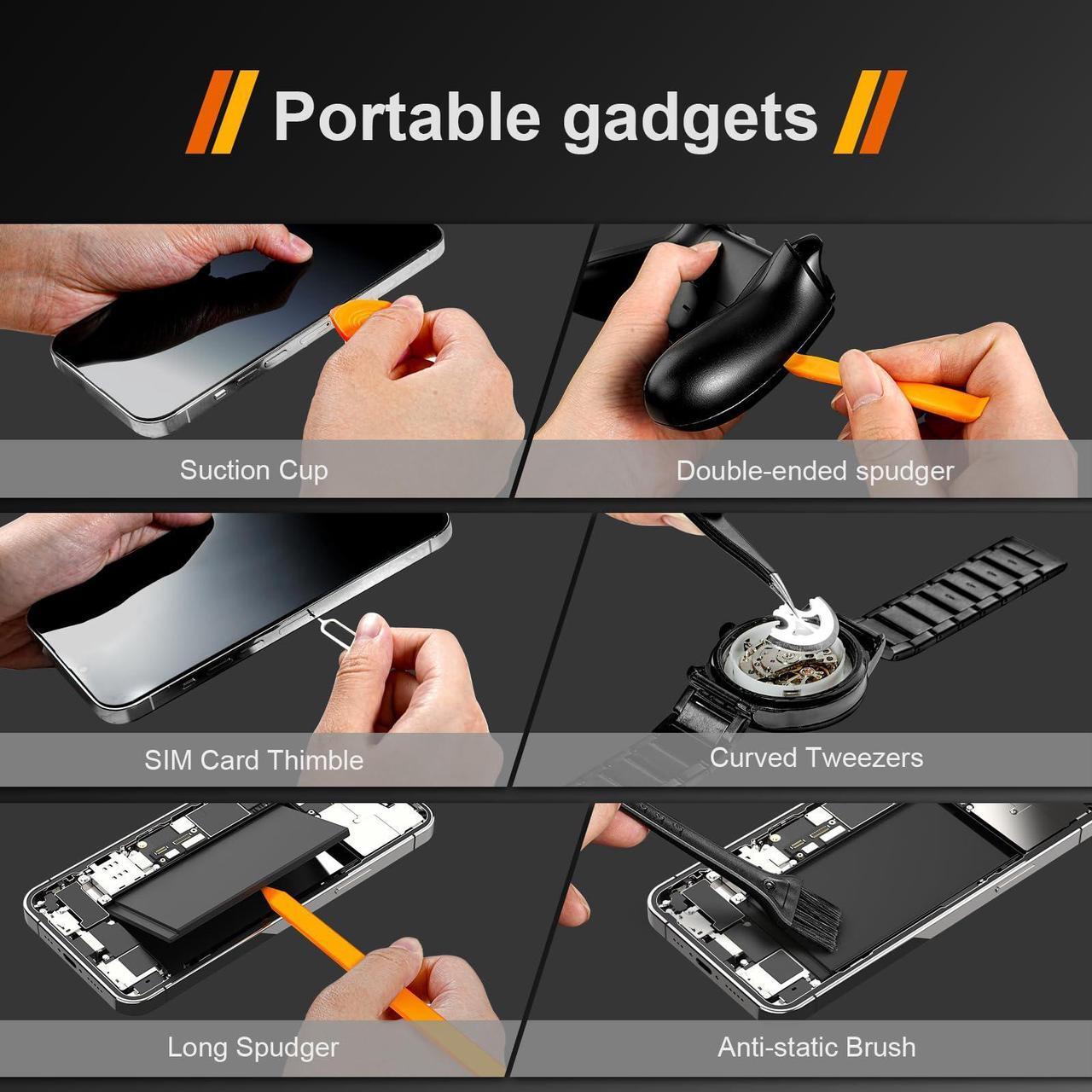 Alt view image 3 of 7 - JOREST 38Pcs Small Precision Screwdriver Set (S2 Steel), Magnetic Screwdriver Set with Torx T5 T6 T8, Mini Repair Tool Kit for Macbook, Computer, Laptop, iPhone, PS4 PS5, Xbox, Switch, Glasses, Watch