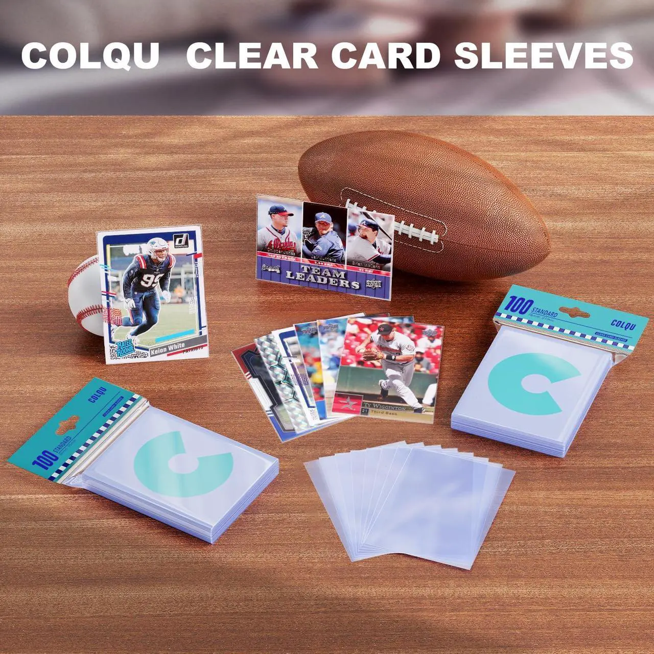 Alt view image 6 of 7 - 500ct Card Sleeves for Trading Cards, Clear Penny Sleeves, Baseball Card Sleeve, Soft Sports Card Sleeve, Plastic Card Protector Fit for MTG Game Card Standard Cards