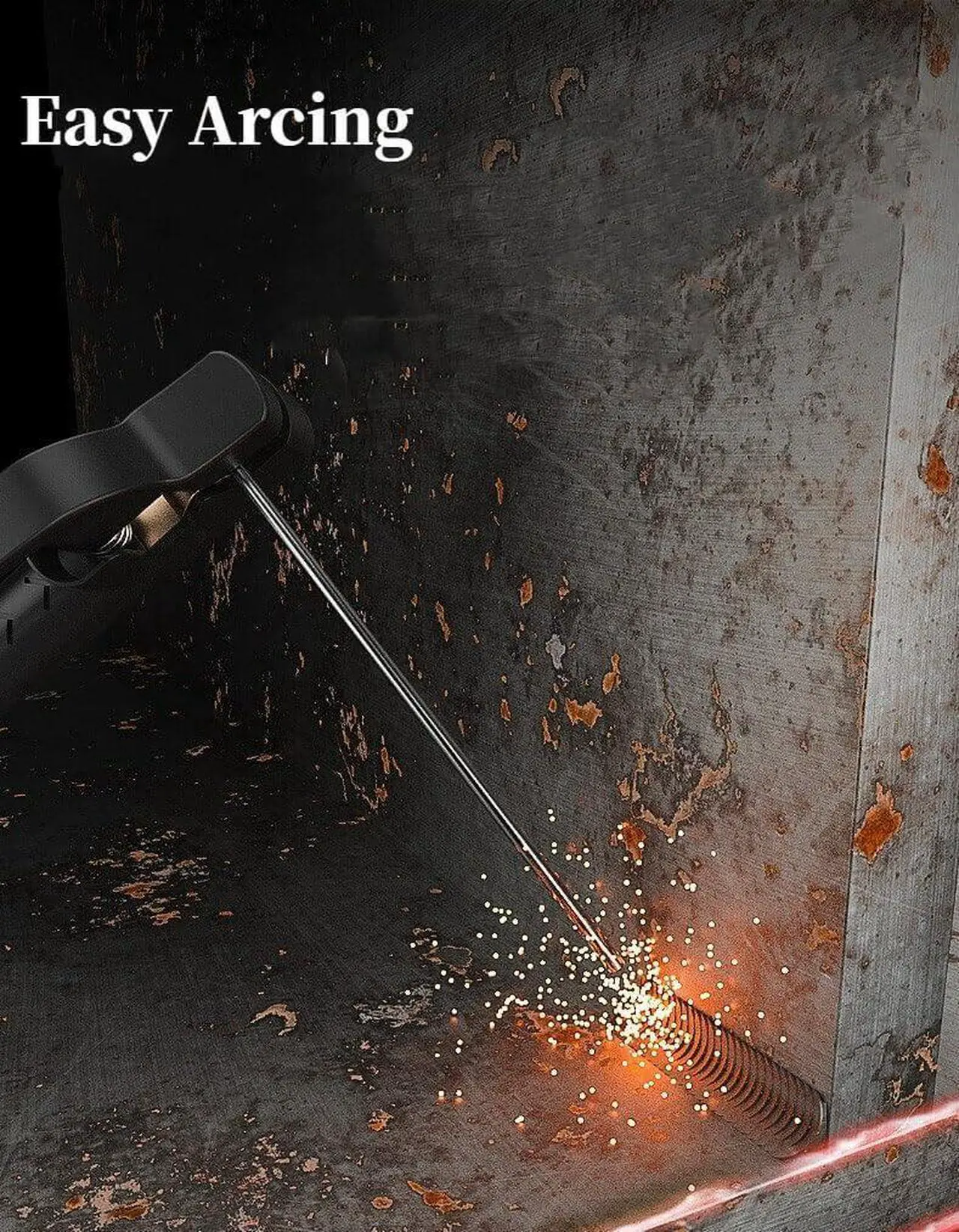 Alt view image 3 of 7 - Wrdlosy Welder 250A 20PCS Welding Rods 16 Inches Gloves Welding Machine, Super MINI Portable Hammer Stick Welder, IGBT Inverter Welder Machine 110V, Beginner Hobbyists Home Repairs DIY Projects
