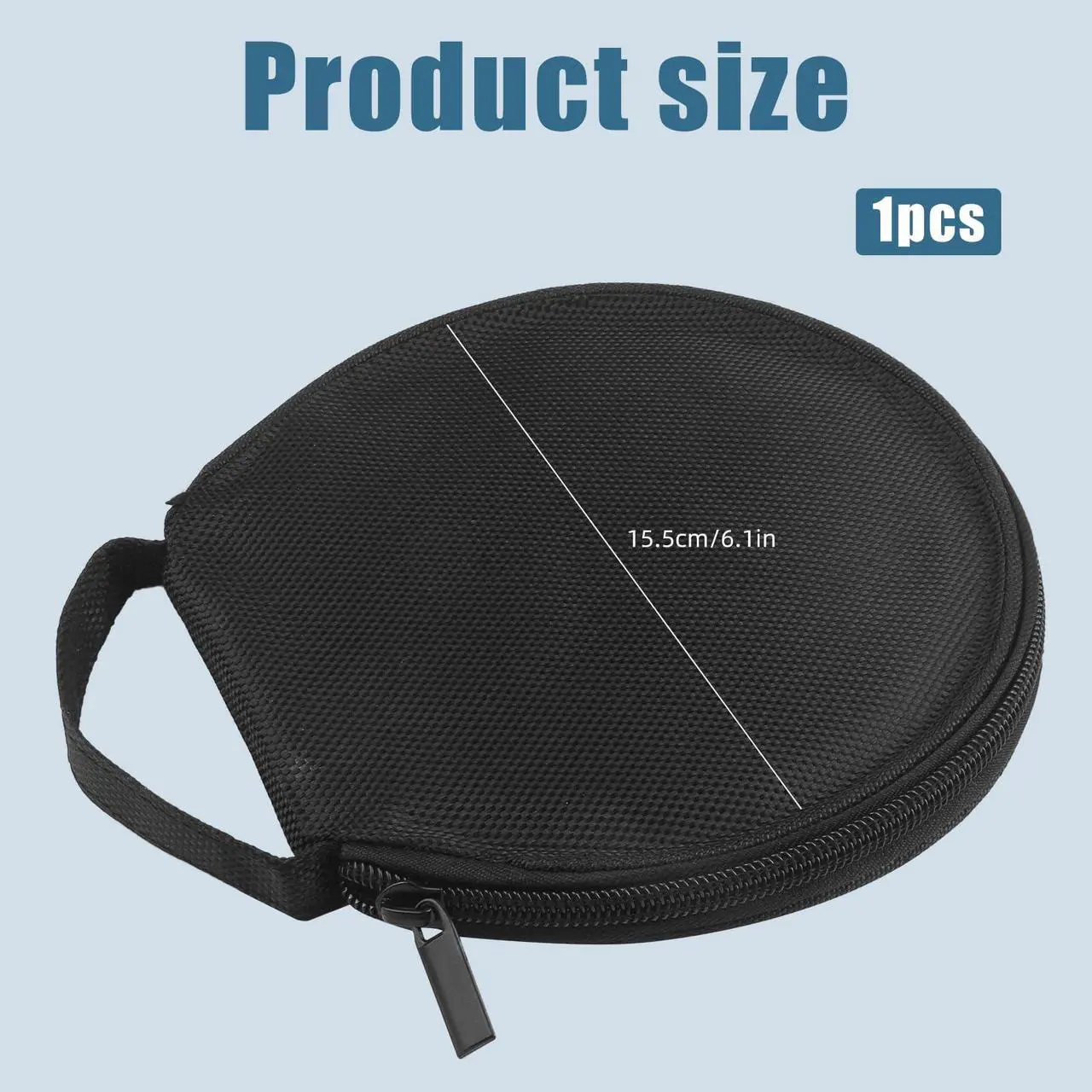 Alt view image 2 of 6 - Notoke Black 20-Disc CD/DVD Case Holder, Portable Storage Binder Wallet for Car, Home, Travel - Compact Disc Organizer with Secure Zipper Closure