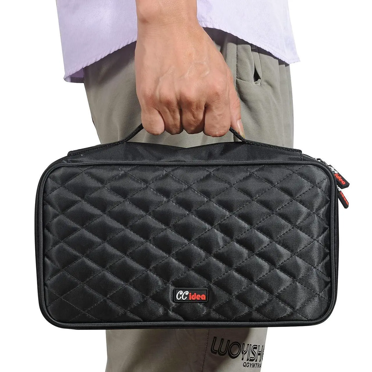 Alt view image 7 of 7 - CCidea 96 Capacity CD/DVD Case Holder Portable Wallet Disc Storage Binder for Car, Home, Travel (96-Black) Specials
