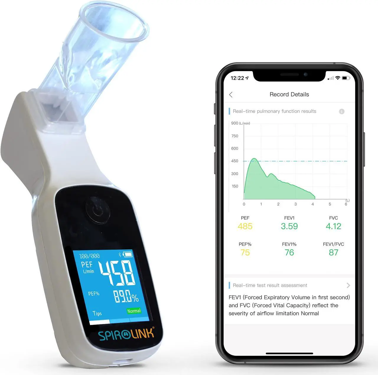 Main image of SpiroLink® | Smart Spirometer at Home