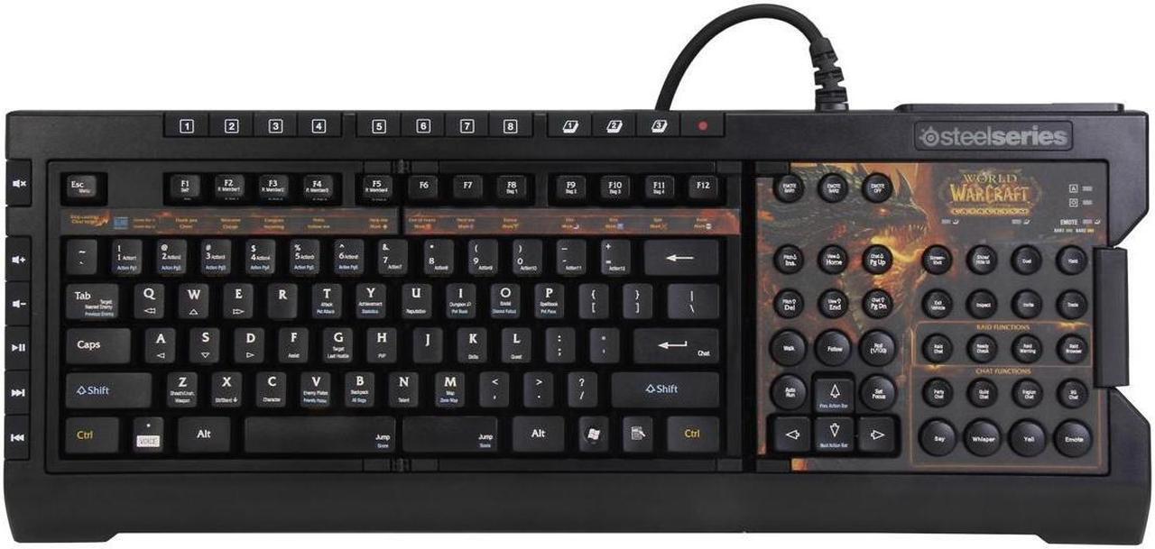 Alt view image 2 of 5 - SteelSeries Shift World of Warcraft: Cataclysm Keyboard