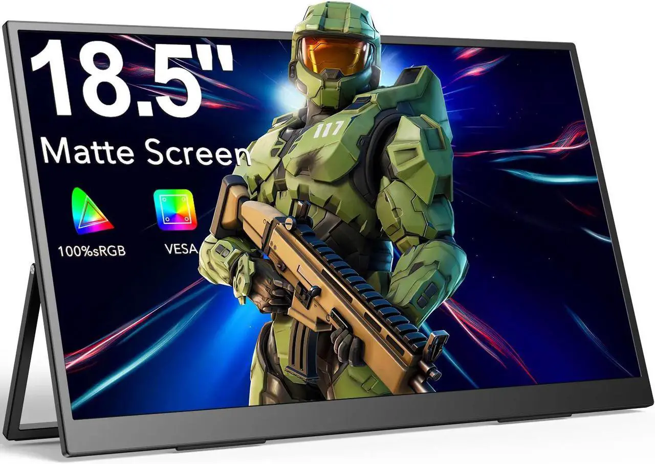 Main image of NEWSOUL 18.5" Portable Monitor 1920*1080 NEWSOUL USB C Gaming Monitor 100% sRGB W/VESA