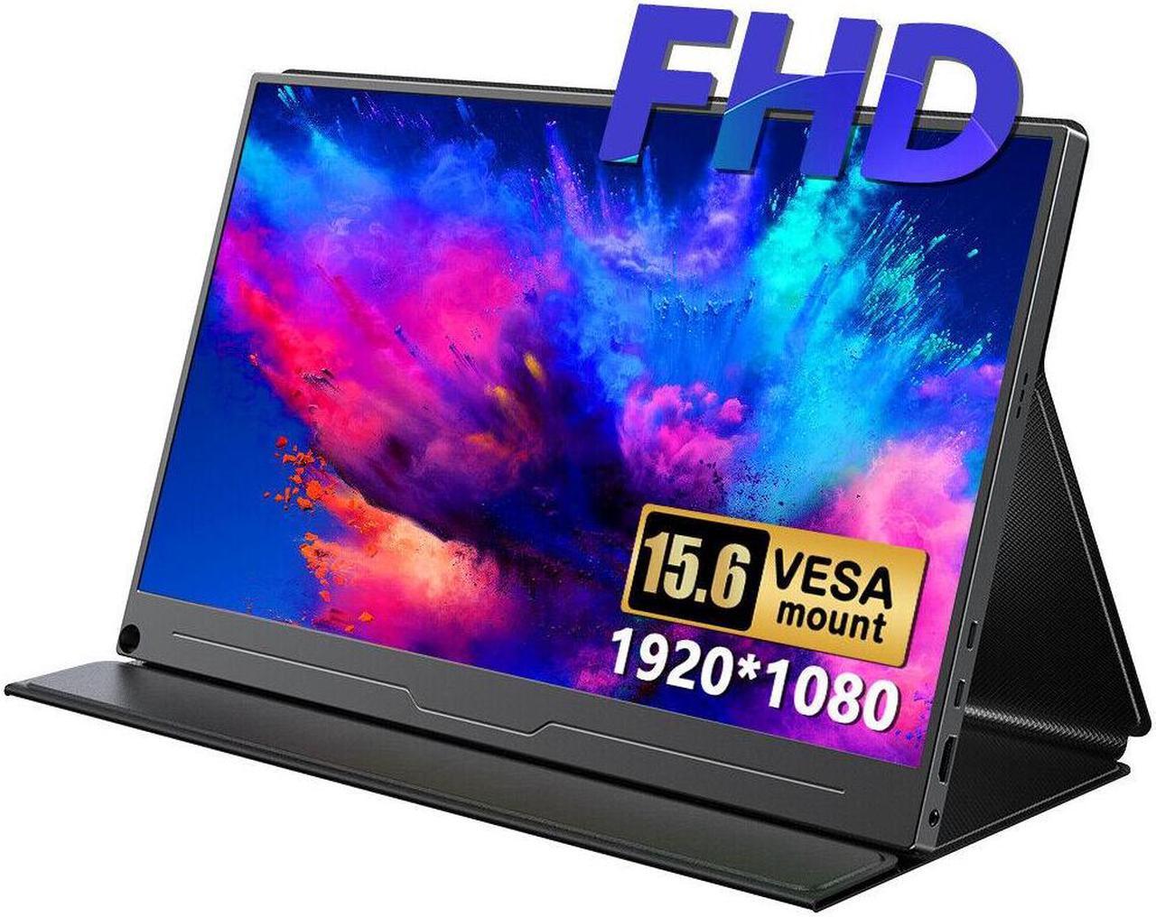Main image of NEWSOUL Portable Monitor 15.6'' Computer Display [100% sRGB High Color Gamut] 1920×1080 USB C Monitor FHD Eye Care Gaming Screen IPS Mini HDMI Type C OTG Dual Speaker VESA, Included Smart Cover Stand