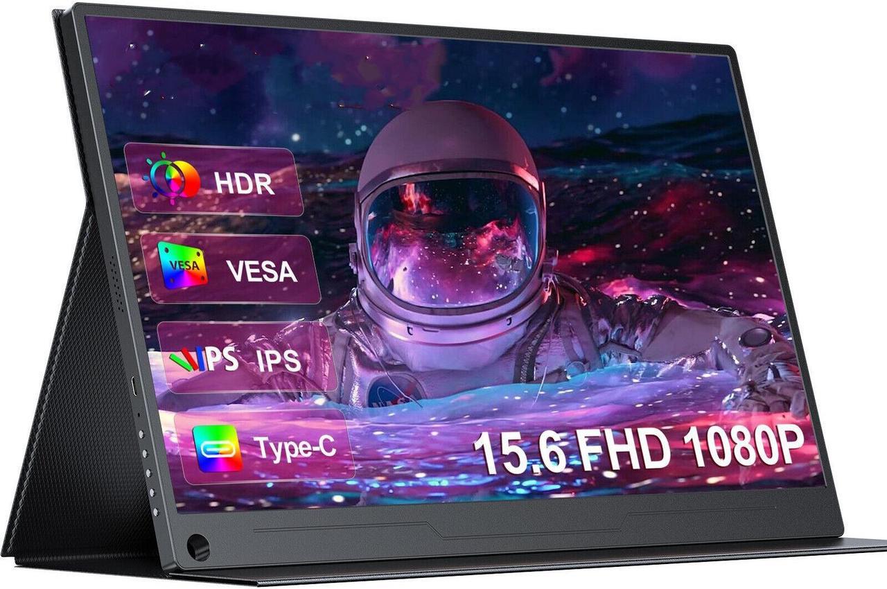 Main image of NEWSOUL 15.6" Portable Monitor 1920*1080 Extend Dual Screen VESA For Computer Xbox Switch PS