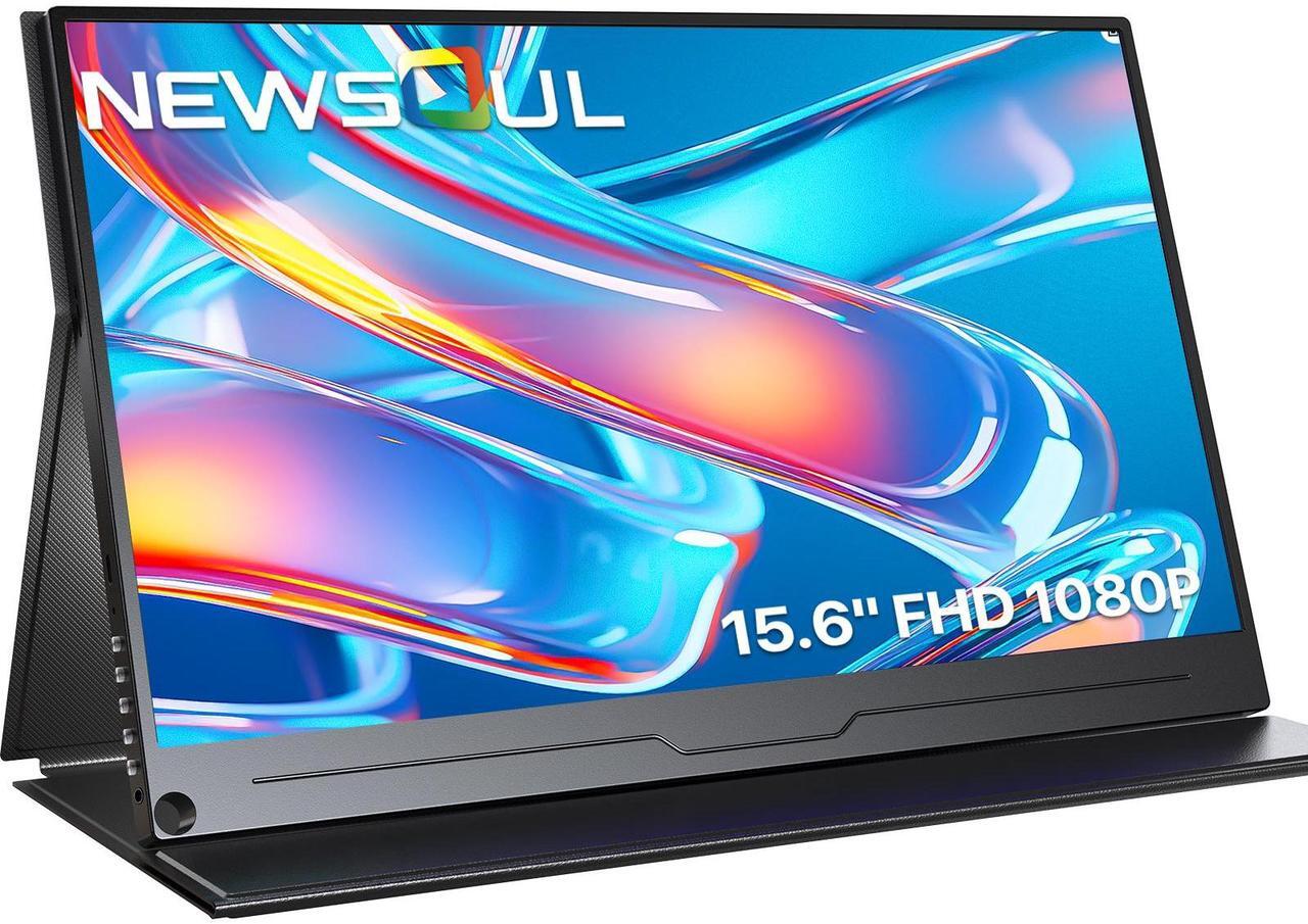 Main image of NEWSOUL Portable Monitor 15.6'' 1920*1080 Gaming Monitor FHD USB C Type C/HDMI PC Display Screen For Xbox Switch PS4