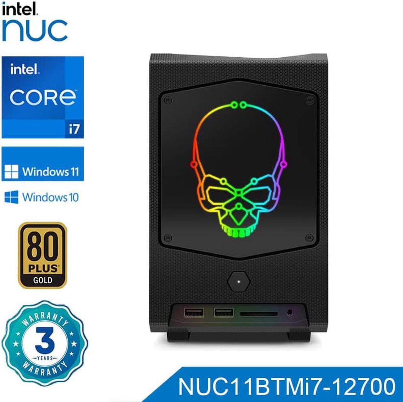 Intel NUC 11th NUC11BTMi7 Core i7-11700B Processor 4.8GHz UHD Graphics Mini PC Window 11 Thunderbolt 4 WiFi 6E Bluetooth 5.2 64G RAM / 2TB SSD