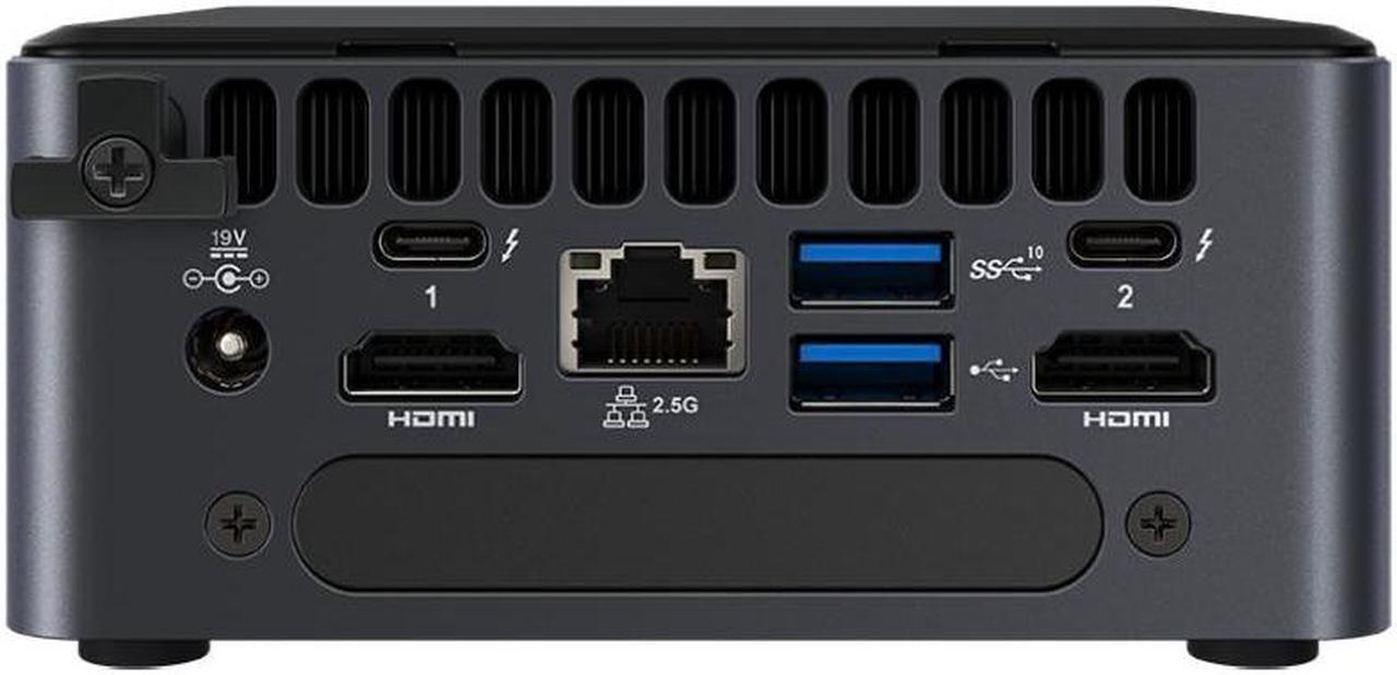 Alt view image 3 of 7 - Intel NUC11TNHi7 Tiger Canyon Core i7-1165G7 Processor Intel Iris Xe Graphics Mini PC Windows 11 Desktop Pc Gamer Office Dual HDMI Wi-Fi 6 Barebone System