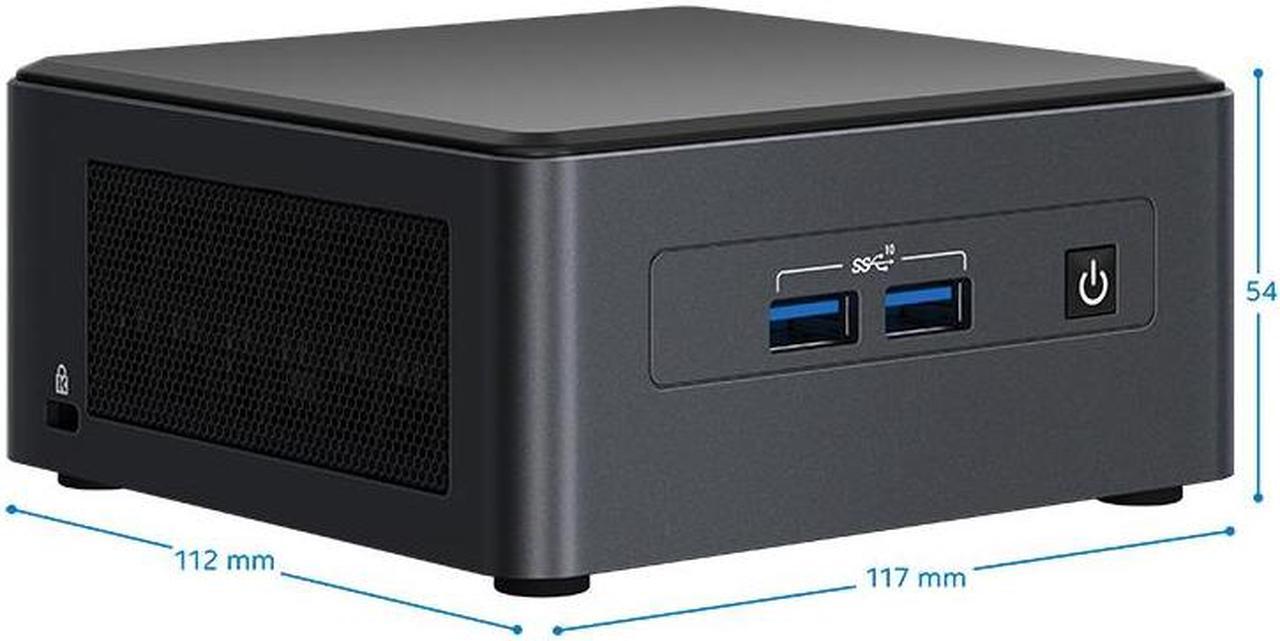 Alt view image 5 of 7 - Intel NUC11TNHi7 Tiger Canyon Core i7-1165G7 Processor Intel Iris Xe Graphics Mini PC Windows 11 Desktop Pc Gamer Office Dual HDMI Wi-Fi 6 Barebone System
