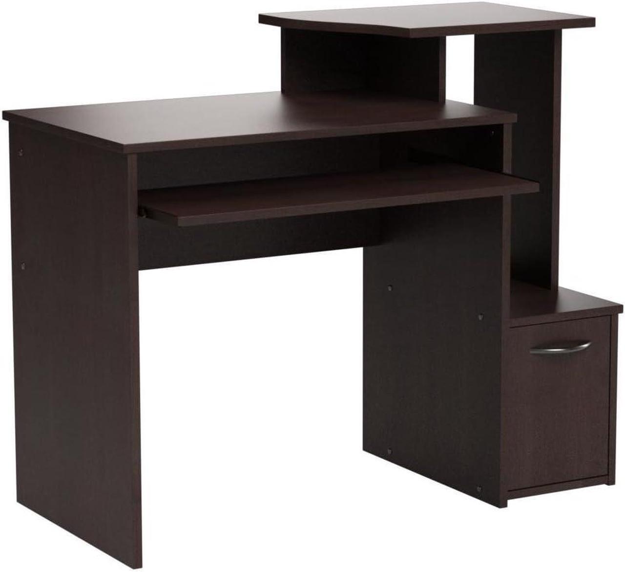 Alt view image 5 of 5 - Sauder Beginnings Collection Computer Desk For Residential Use, Non Residential Use - Cinnamon Cherry Finish, Transitional, L: 39.61" x W: 19.45" x H: 34.02"