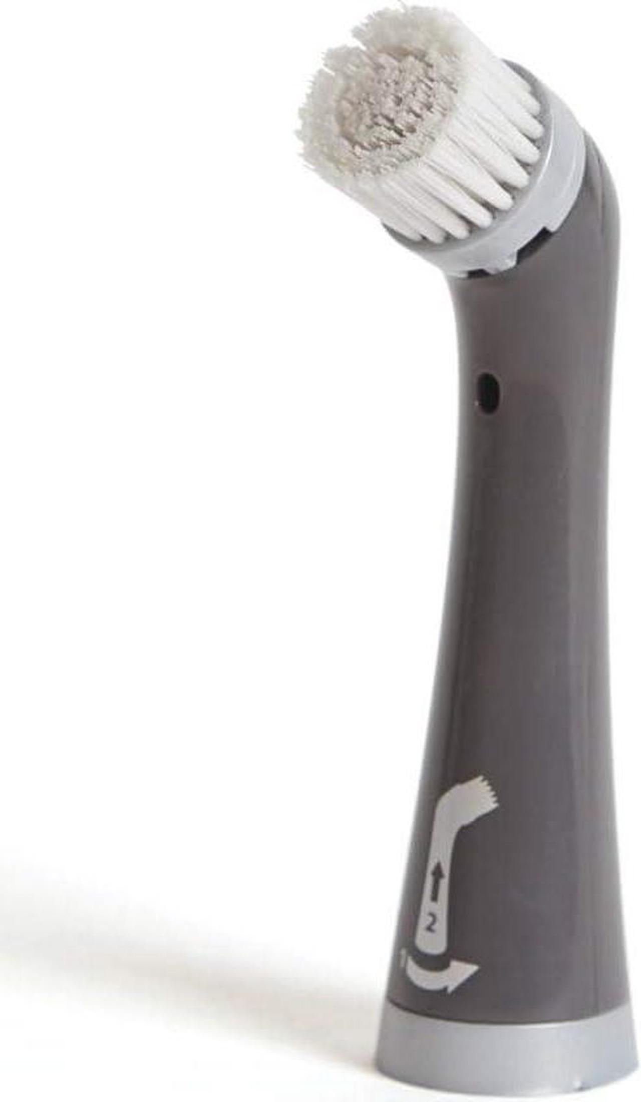 Alt view image 3 of 7 - Rubbermaid Reveal Power Scrubber Attachable Soft Bristle & Velcro Head with 6 Microfiber Pads, for Cordless Electric Battery Powered Scrub Brush, Ideal for Shoes/Sneakers/Car Trim/Tires/Furniture