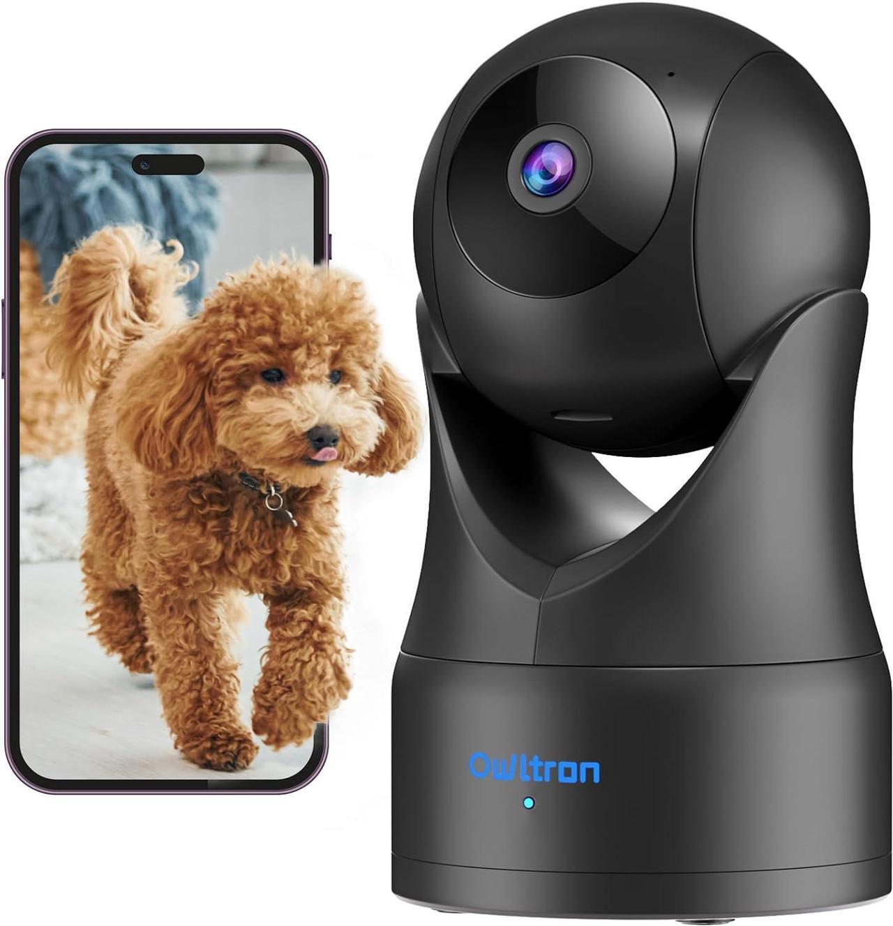 Main image of Indoor Security Camera 2K, Owltron 360 Camera for Home Security with Motion Detection, Baby Monitor Camera with Phone App, 2.4G WiFi Camera with Night Vision & 2-Way Audio, Works with Alexa